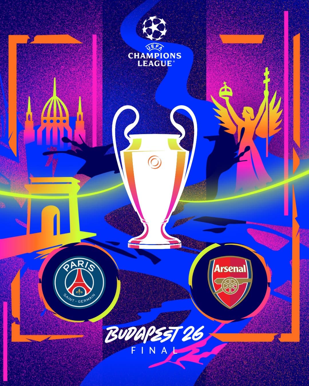 Champions League 2005-2026: Arsenal hai thế hệ và đêm Budapest 30/5