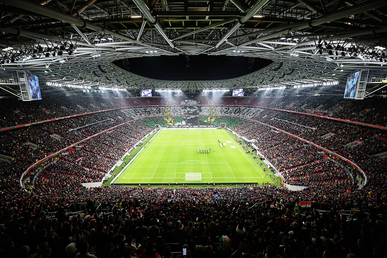 Puskás Aréna Budapest sân chung kết UCL bán kết bracket 2026
