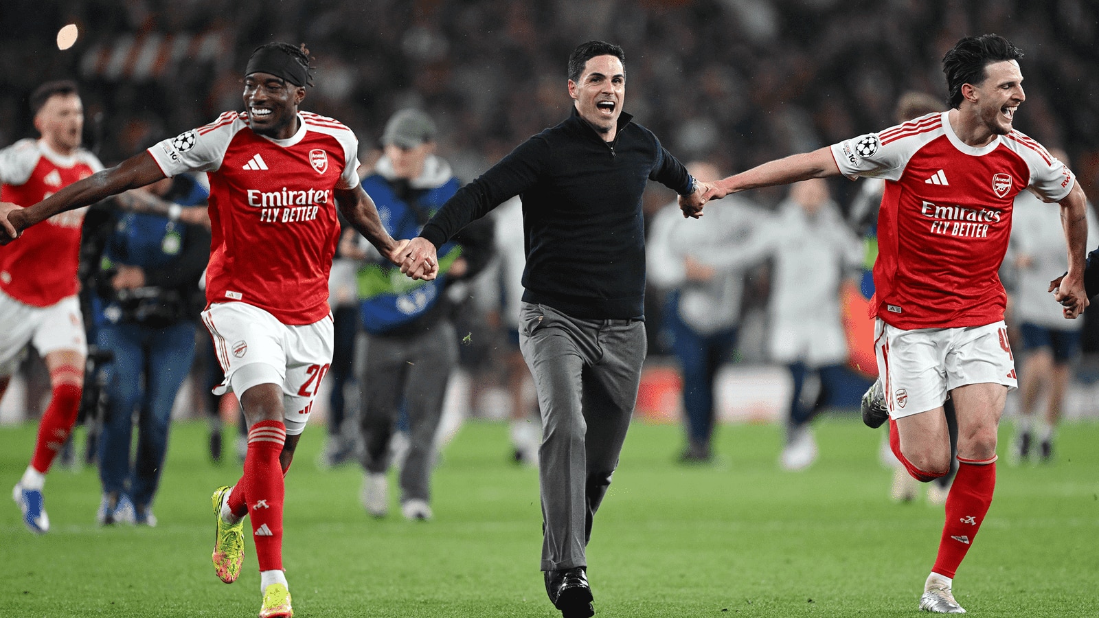 Arsenal ăn mừng vào chung kết UCL 2026